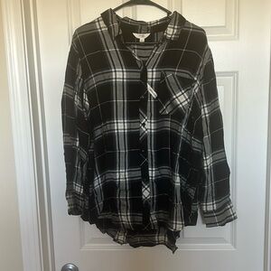 Terra & Sky Plaid Top